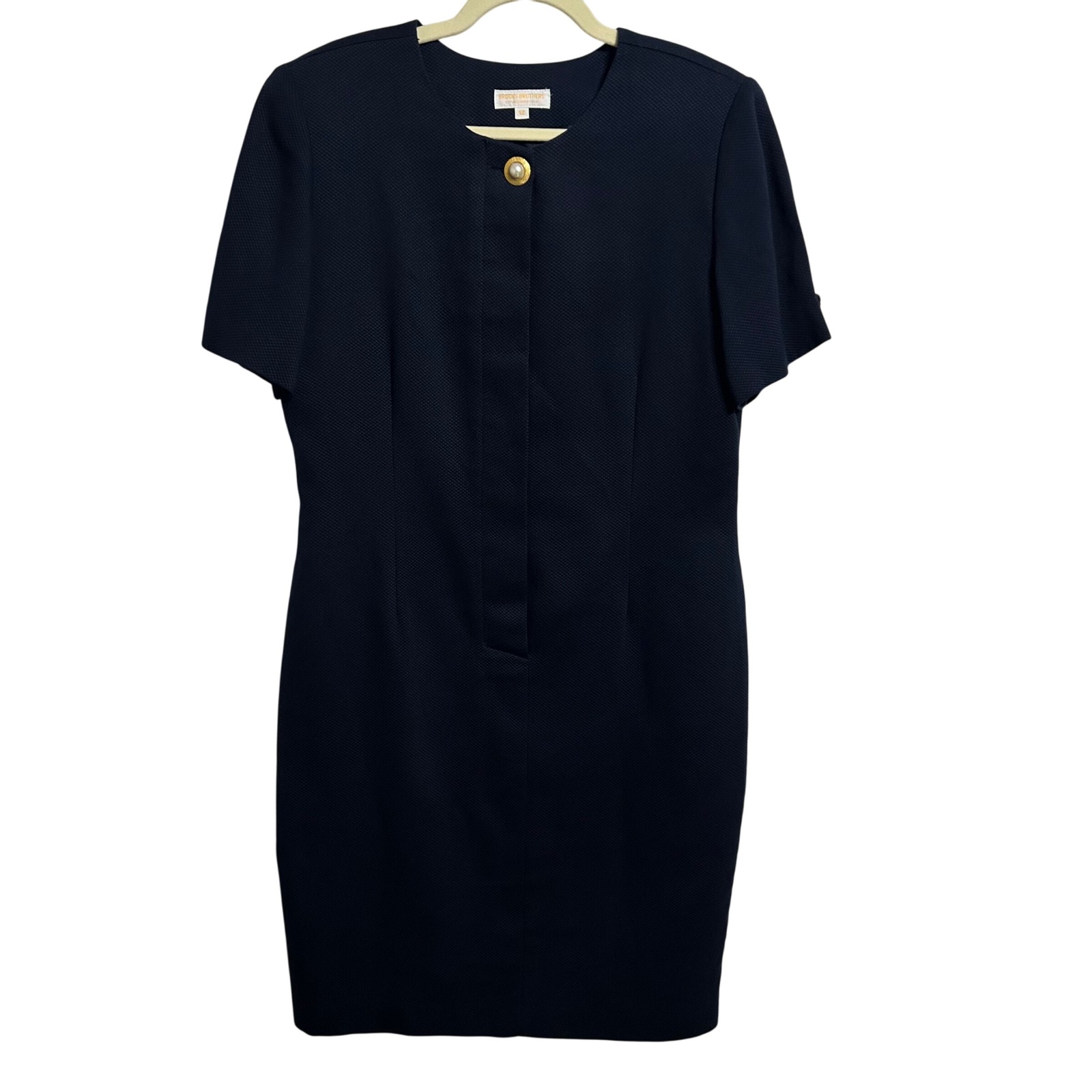 Brooks Brothers Dress Women's Size 12 Navy Blue Career Workwear